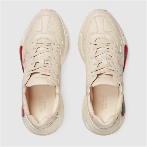 rhyton gucci logo leather sneaker replica